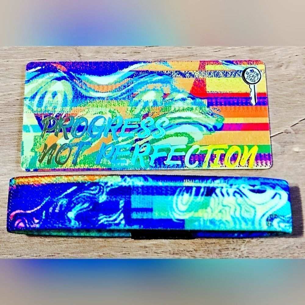 ZOX "PROGRESS NOT PERFECTION" #170 LIMITED SS SECRET STASH COLLECTIBLE WRISTBAND
